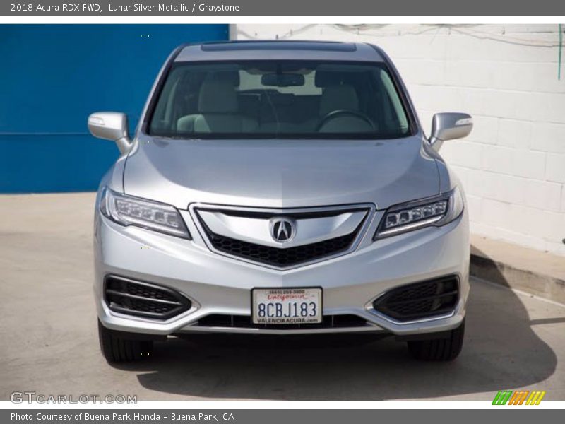 Lunar Silver Metallic / Graystone 2018 Acura RDX FWD