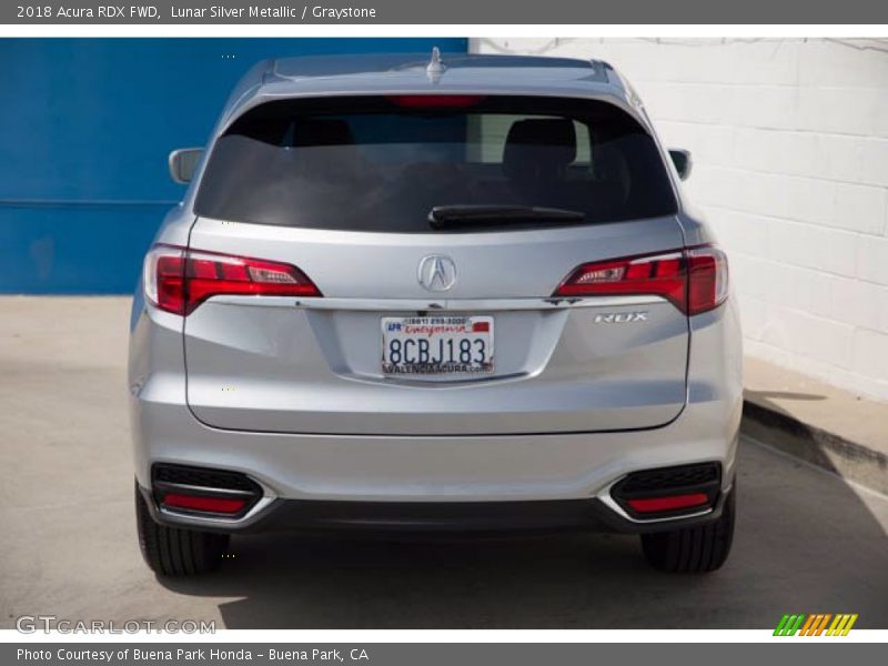 Lunar Silver Metallic / Graystone 2018 Acura RDX FWD