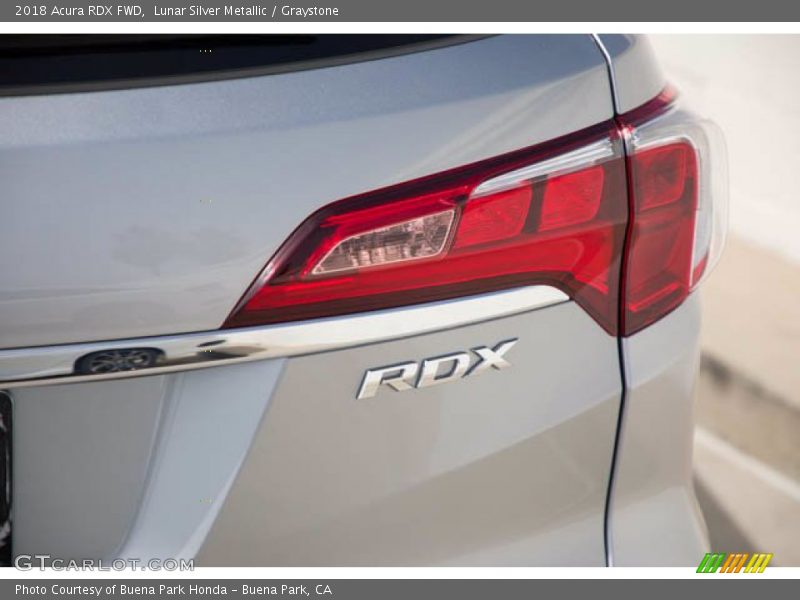 Lunar Silver Metallic / Graystone 2018 Acura RDX FWD