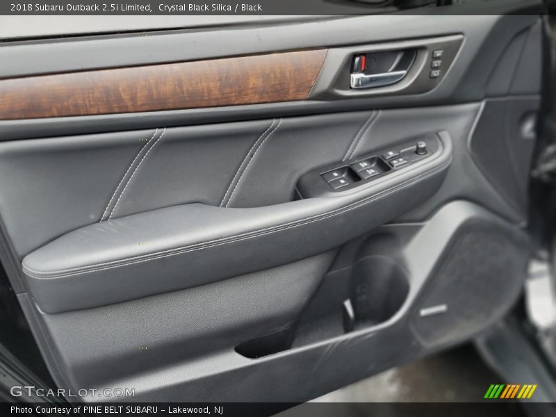 Crystal Black Silica / Black 2018 Subaru Outback 2.5i Limited