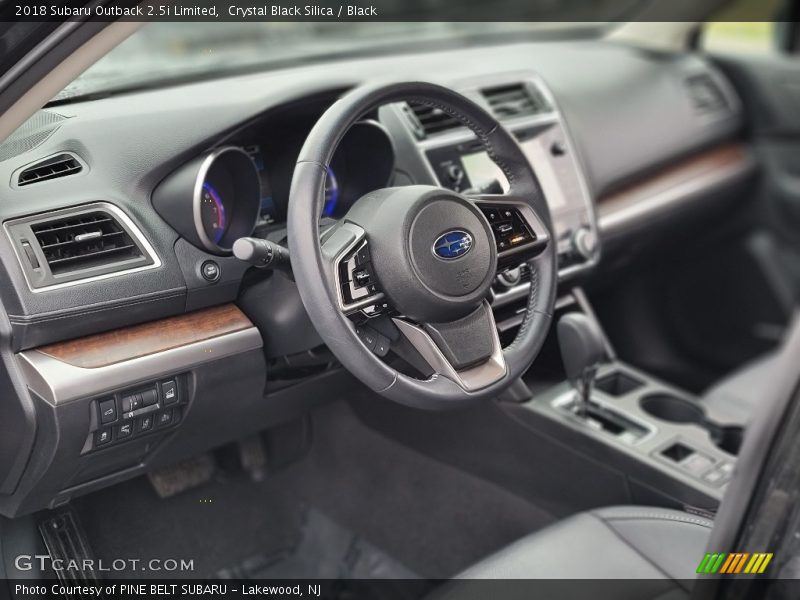 Crystal Black Silica / Black 2018 Subaru Outback 2.5i Limited