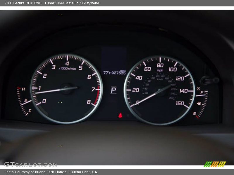  2018 RDX FWD FWD Gauges