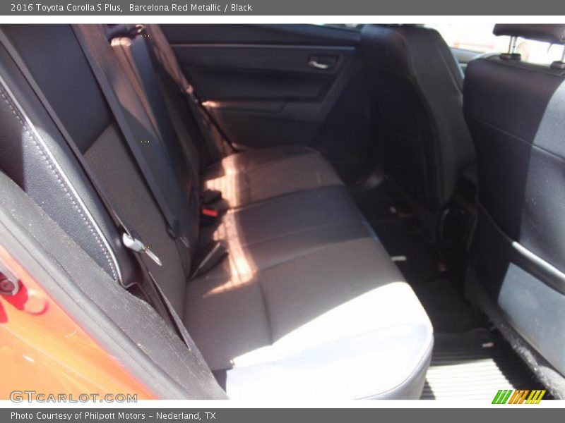 Barcelona Red Metallic / Black 2016 Toyota Corolla S Plus