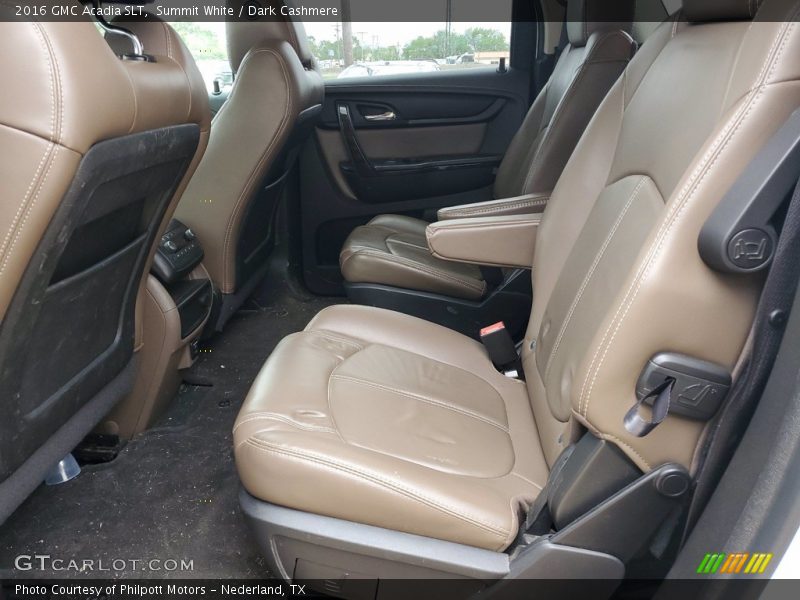 Summit White / Dark Cashmere 2016 GMC Acadia SLT