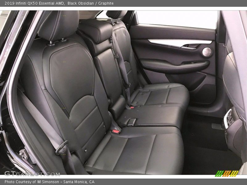 Rear Seat of 2019 QX50 Essential AWD