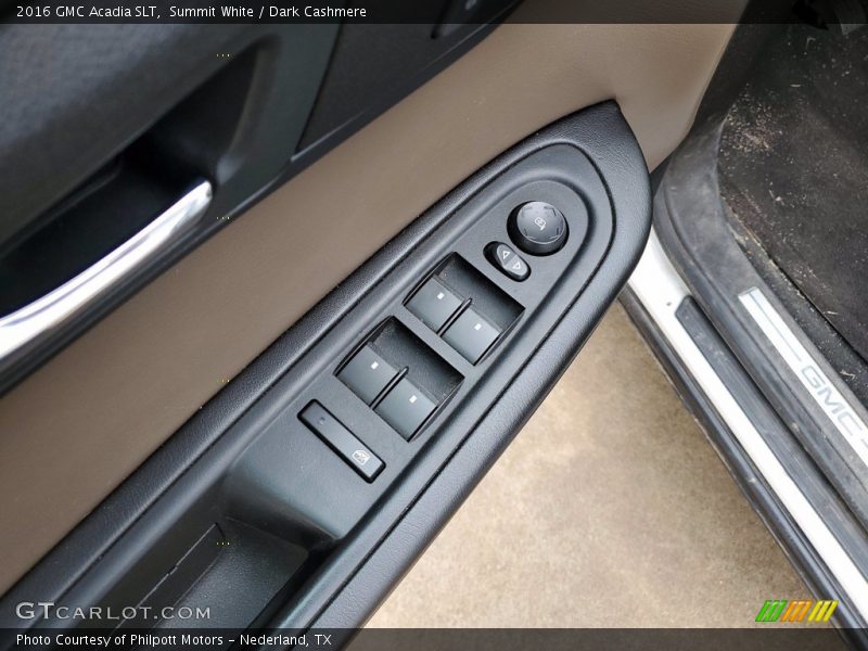 Summit White / Dark Cashmere 2016 GMC Acadia SLT