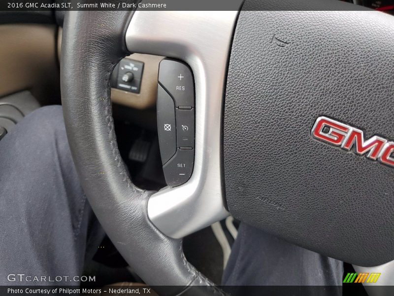 Summit White / Dark Cashmere 2016 GMC Acadia SLT