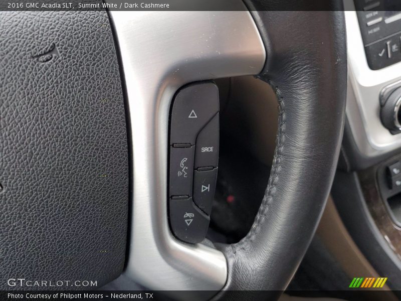 Summit White / Dark Cashmere 2016 GMC Acadia SLT