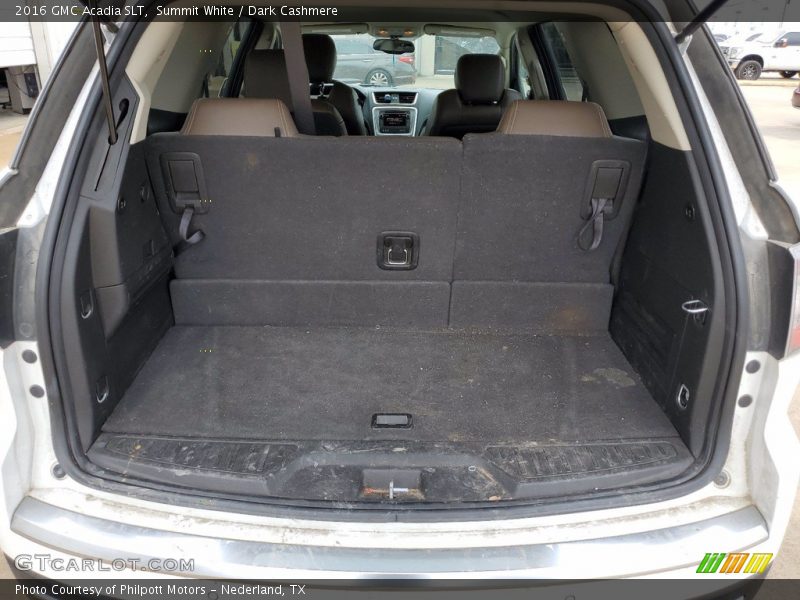 Summit White / Dark Cashmere 2016 GMC Acadia SLT