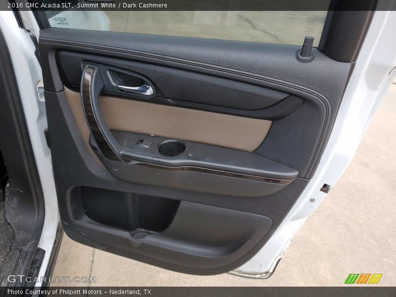 Summit White / Dark Cashmere 2016 GMC Acadia SLT