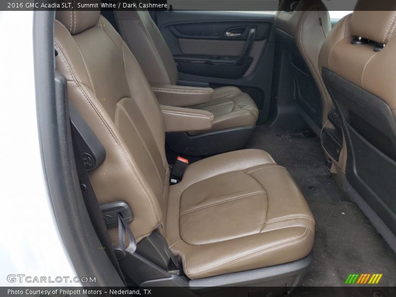Summit White / Dark Cashmere 2016 GMC Acadia SLT