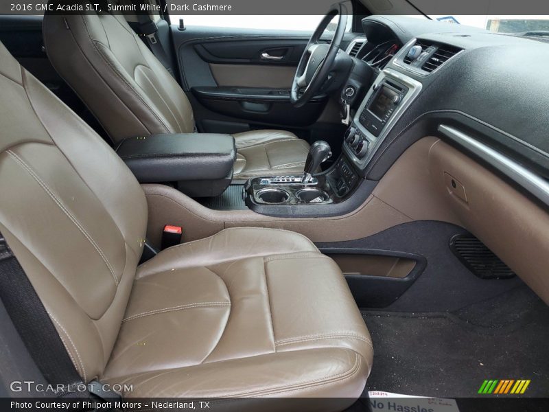 Summit White / Dark Cashmere 2016 GMC Acadia SLT