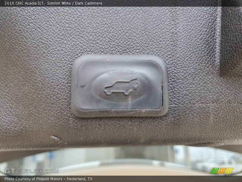 Summit White / Dark Cashmere 2016 GMC Acadia SLT