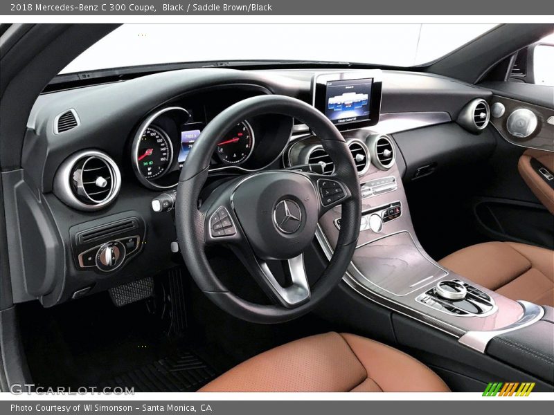 Saddle Brown/Black Interior - 2018 C 300 Coupe 