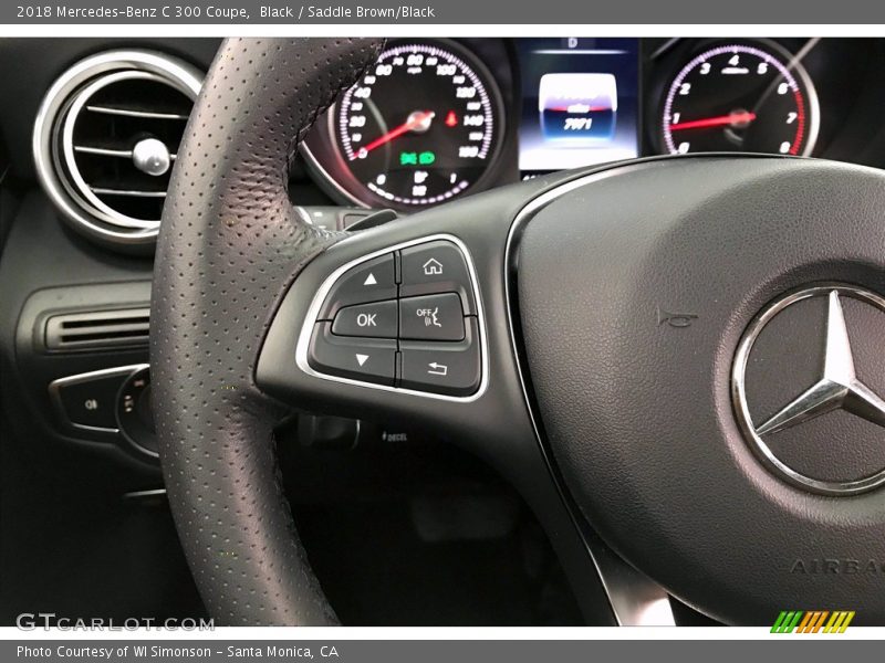 Controls of 2018 C 300 Coupe