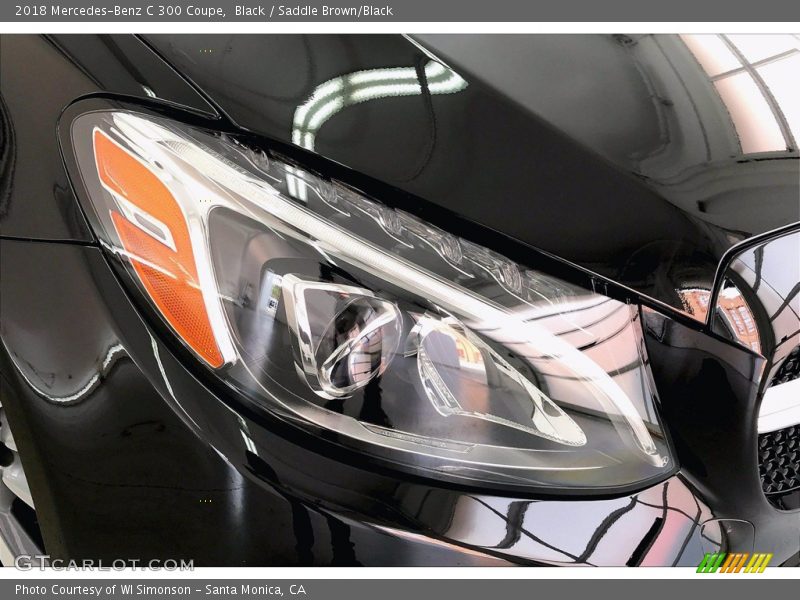 Black / Saddle Brown/Black 2018 Mercedes-Benz C 300 Coupe