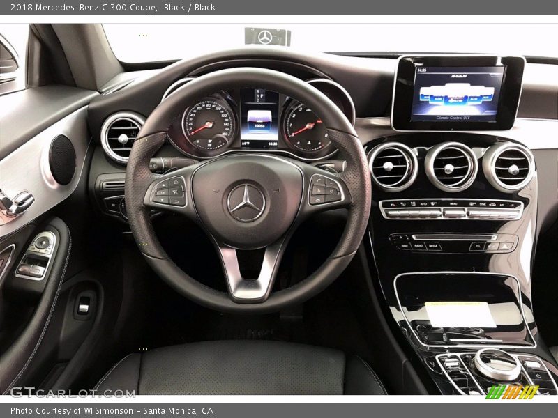 Black / Black 2018 Mercedes-Benz C 300 Coupe