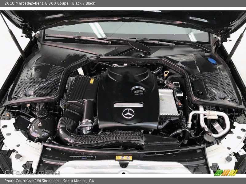 Black / Black 2018 Mercedes-Benz C 300 Coupe