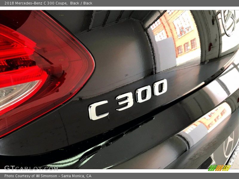 Black / Black 2018 Mercedes-Benz C 300 Coupe