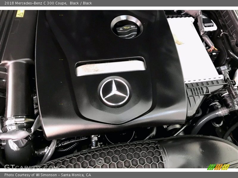 Black / Black 2018 Mercedes-Benz C 300 Coupe
