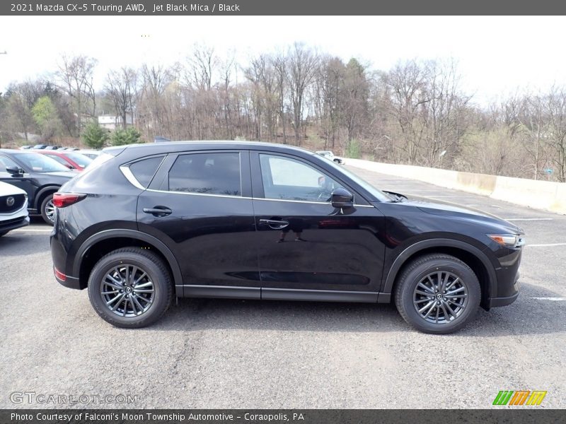 Jet Black Mica / Black 2021 Mazda CX-5 Touring AWD