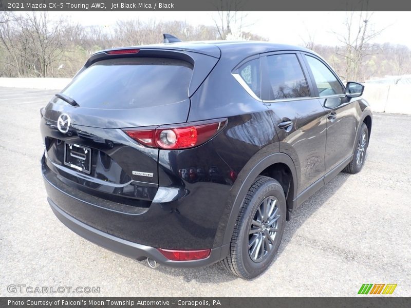 Jet Black Mica / Black 2021 Mazda CX-5 Touring AWD