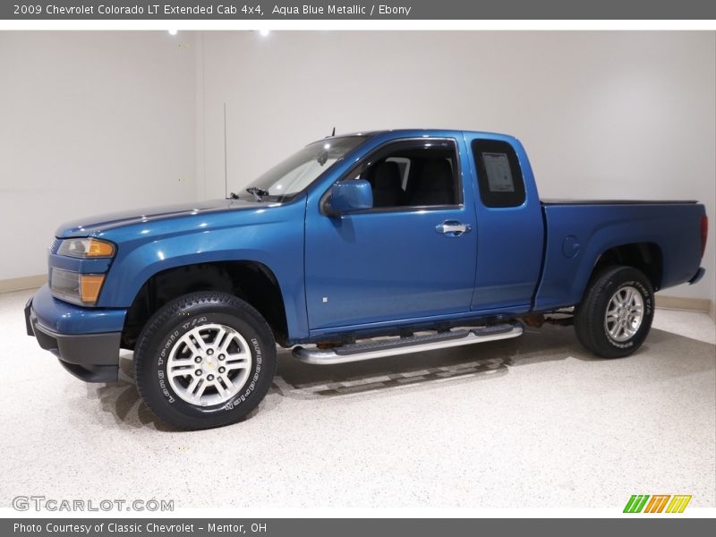  2009 Colorado LT Extended Cab 4x4 Aqua Blue Metallic