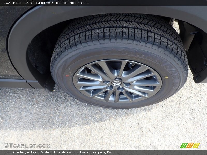 Jet Black Mica / Black 2021 Mazda CX-5 Touring AWD