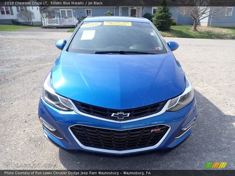 Kinetic Blue Metallic / Jet Black 2018 Chevrolet Cruze LT