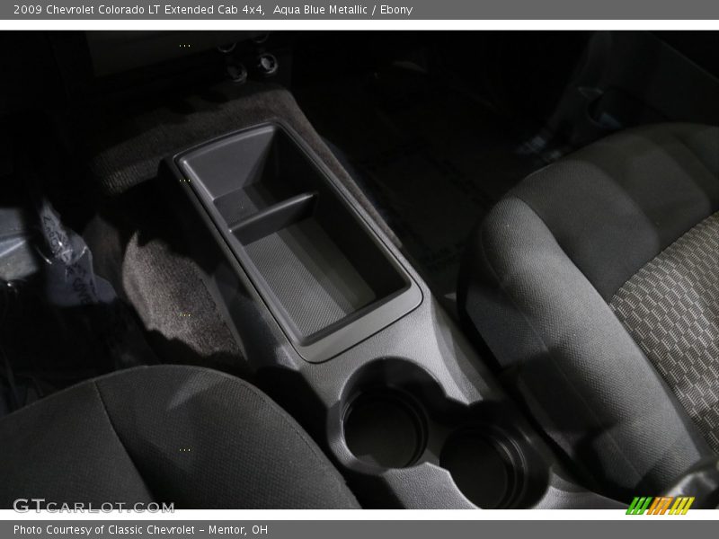 Aqua Blue Metallic / Ebony 2009 Chevrolet Colorado LT Extended Cab 4x4