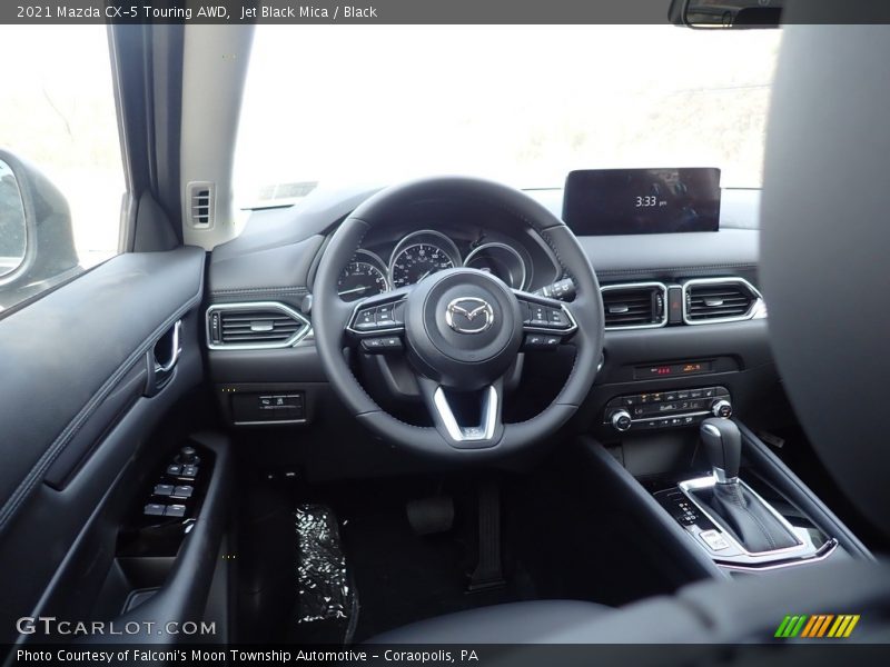 Jet Black Mica / Black 2021 Mazda CX-5 Touring AWD