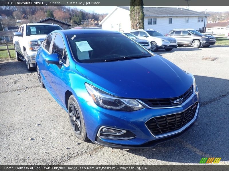 Kinetic Blue Metallic / Jet Black 2018 Chevrolet Cruze LT