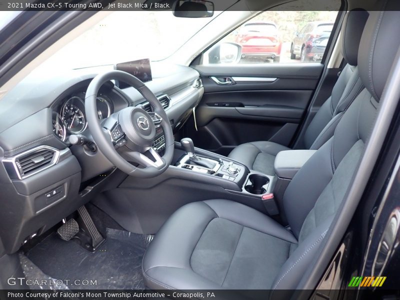 Jet Black Mica / Black 2021 Mazda CX-5 Touring AWD