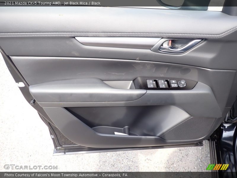 Jet Black Mica / Black 2021 Mazda CX-5 Touring AWD