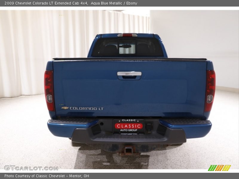 Aqua Blue Metallic / Ebony 2009 Chevrolet Colorado LT Extended Cab 4x4