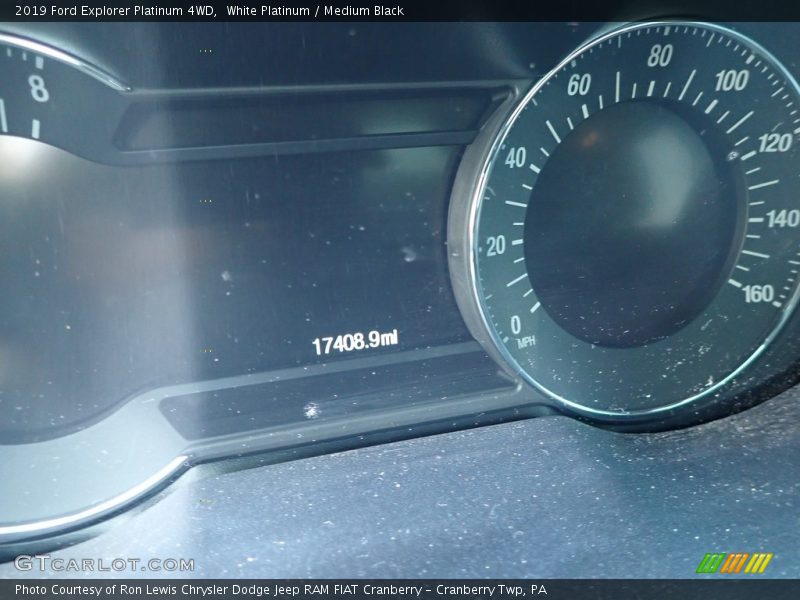 White Platinum / Medium Black 2019 Ford Explorer Platinum 4WD