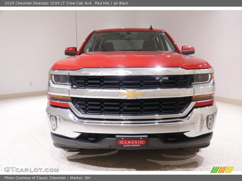 Red Hot / Jet Black 2016 Chevrolet Silverado 1500 LT Crew Cab 4x4