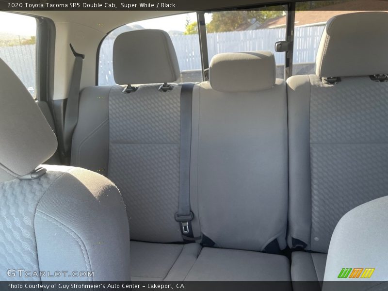 Super White / Black 2020 Toyota Tacoma SR5 Double Cab