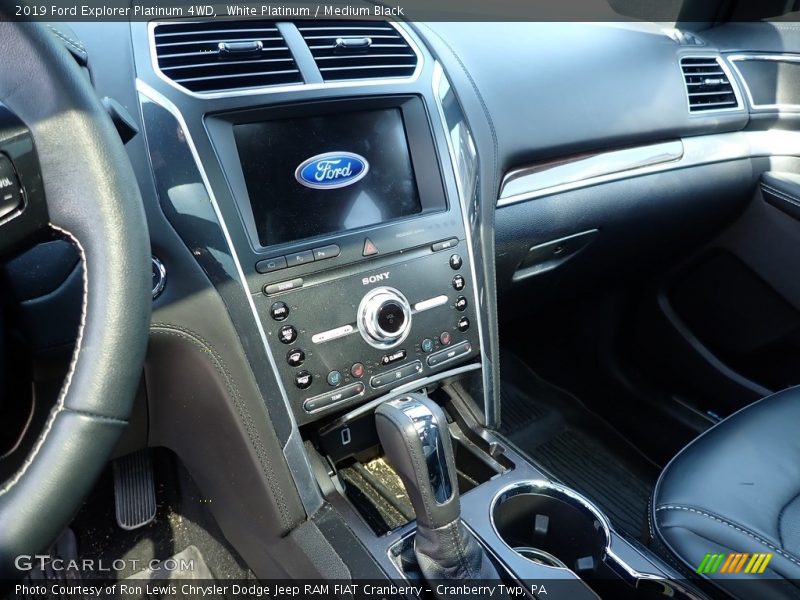 White Platinum / Medium Black 2019 Ford Explorer Platinum 4WD
