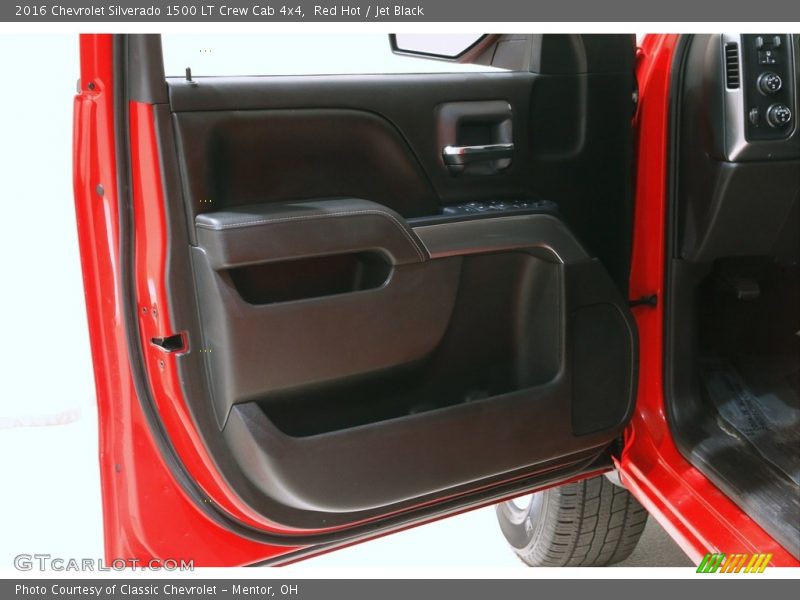 Red Hot / Jet Black 2016 Chevrolet Silverado 1500 LT Crew Cab 4x4