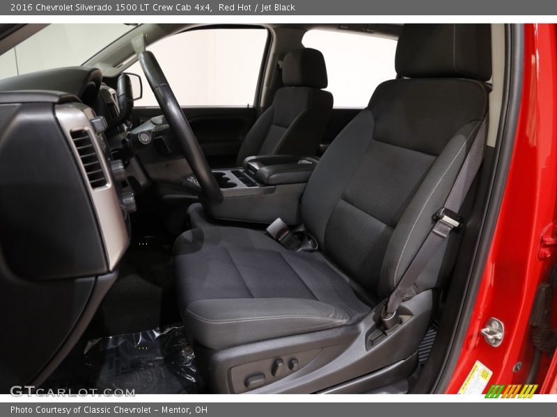 Red Hot / Jet Black 2016 Chevrolet Silverado 1500 LT Crew Cab 4x4
