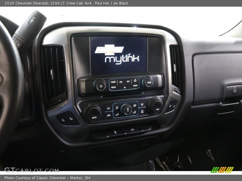 Red Hot / Jet Black 2016 Chevrolet Silverado 1500 LT Crew Cab 4x4