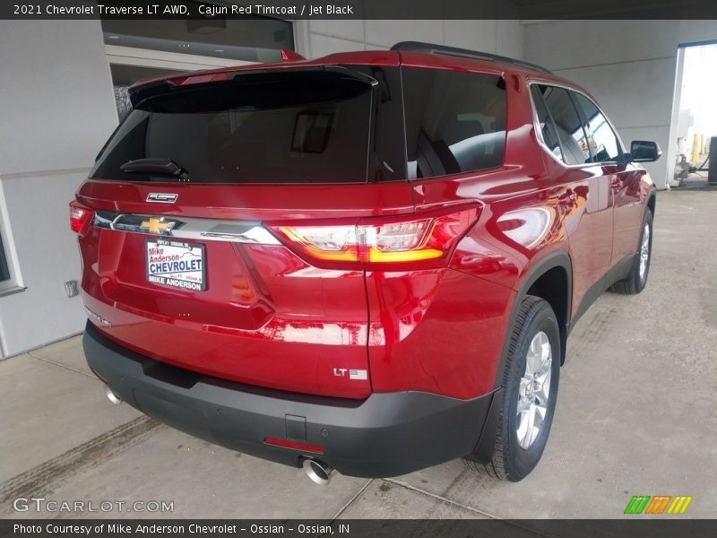Cajun Red Tintcoat / Jet Black 2021 Chevrolet Traverse LT AWD