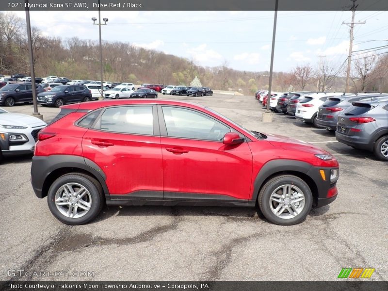 Pulse Red / Black 2021 Hyundai Kona SE AWD