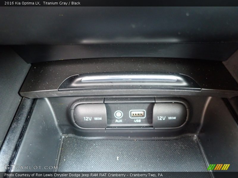 Titanium Gray / Black 2016 Kia Optima LX