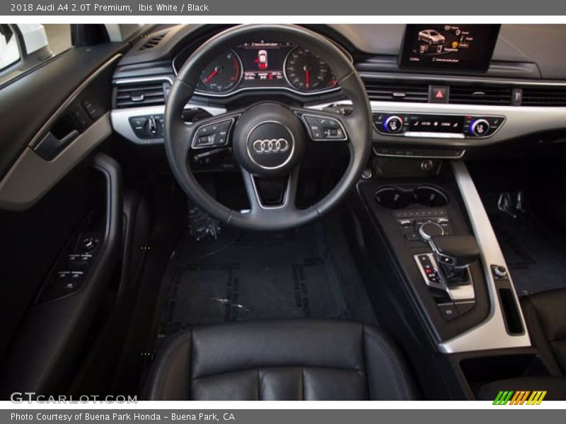 Ibis White / Black 2018 Audi A4 2.0T Premium