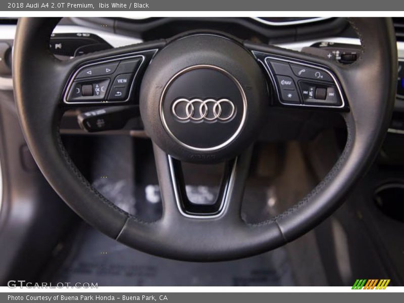 Ibis White / Black 2018 Audi A4 2.0T Premium