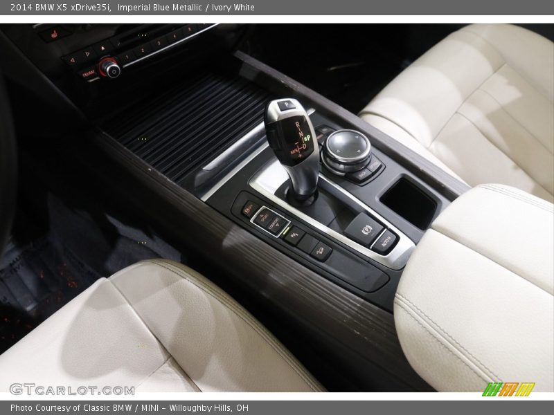 Imperial Blue Metallic / Ivory White 2014 BMW X5 xDrive35i