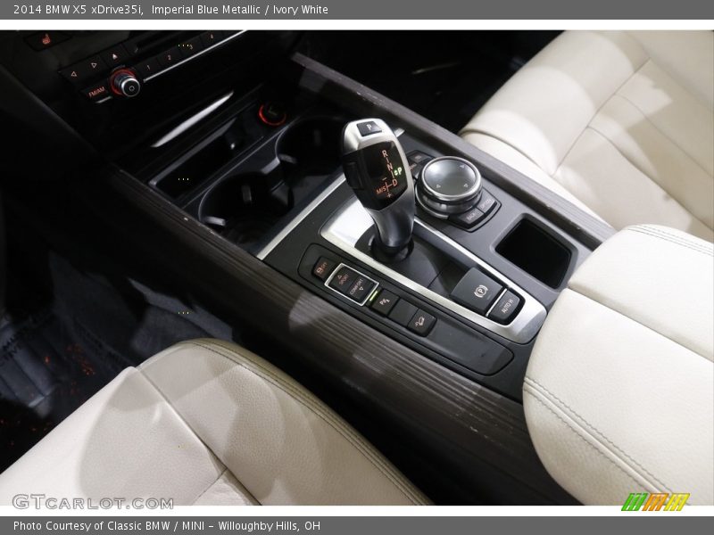 Imperial Blue Metallic / Ivory White 2014 BMW X5 xDrive35i