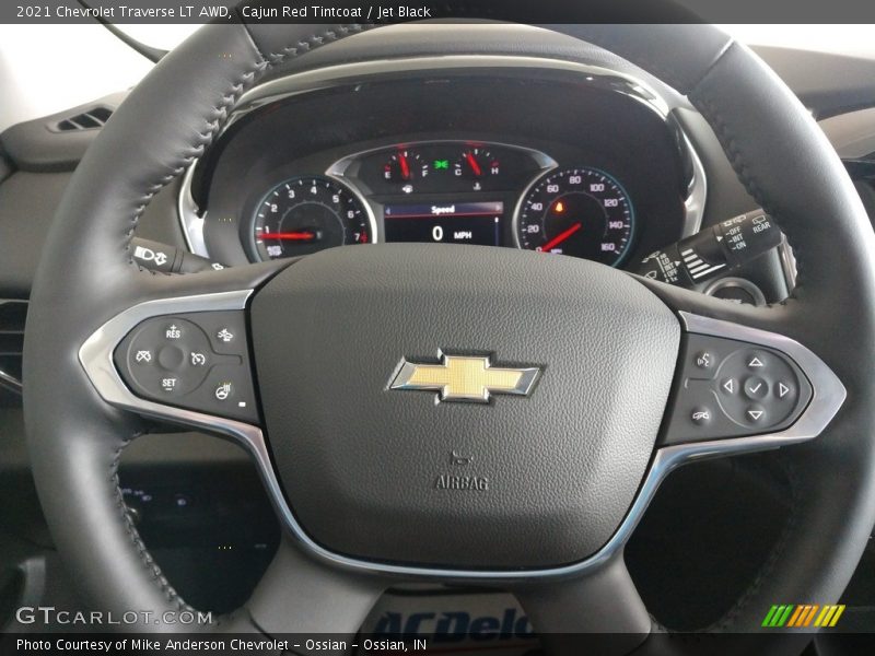 Cajun Red Tintcoat / Jet Black 2021 Chevrolet Traverse LT AWD